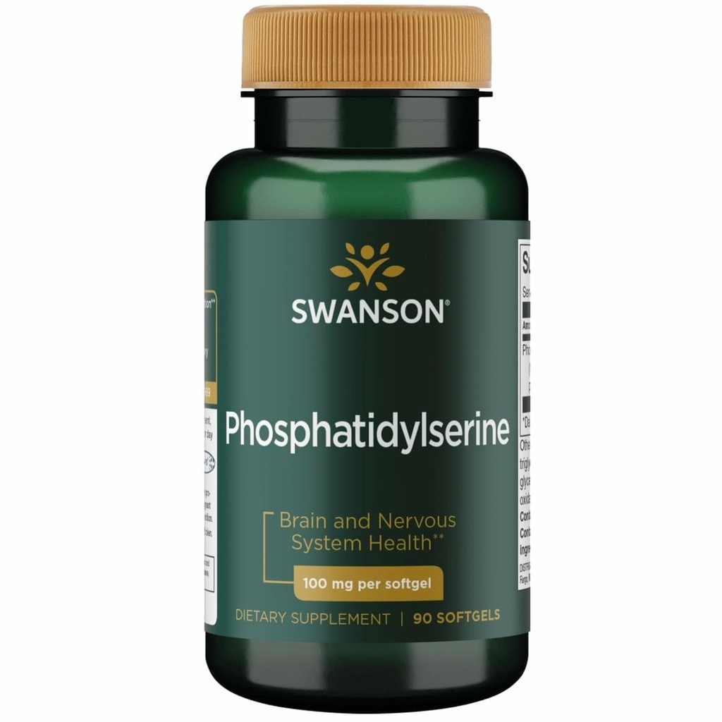Swanson Phosphatidylsérine 100 Milligrammes 90 gels