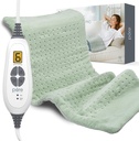 Pure Enrichment PureRelief XL Heizkissen - 12" x 24" Elektroheizkissen für Rückenschmerzen und Krabben, 6 Wärmeeinstellungen, FSA/HSA Eligible, Soft Machine Wash Fabric, Auto-Off & Moist Heat (Zen Green)