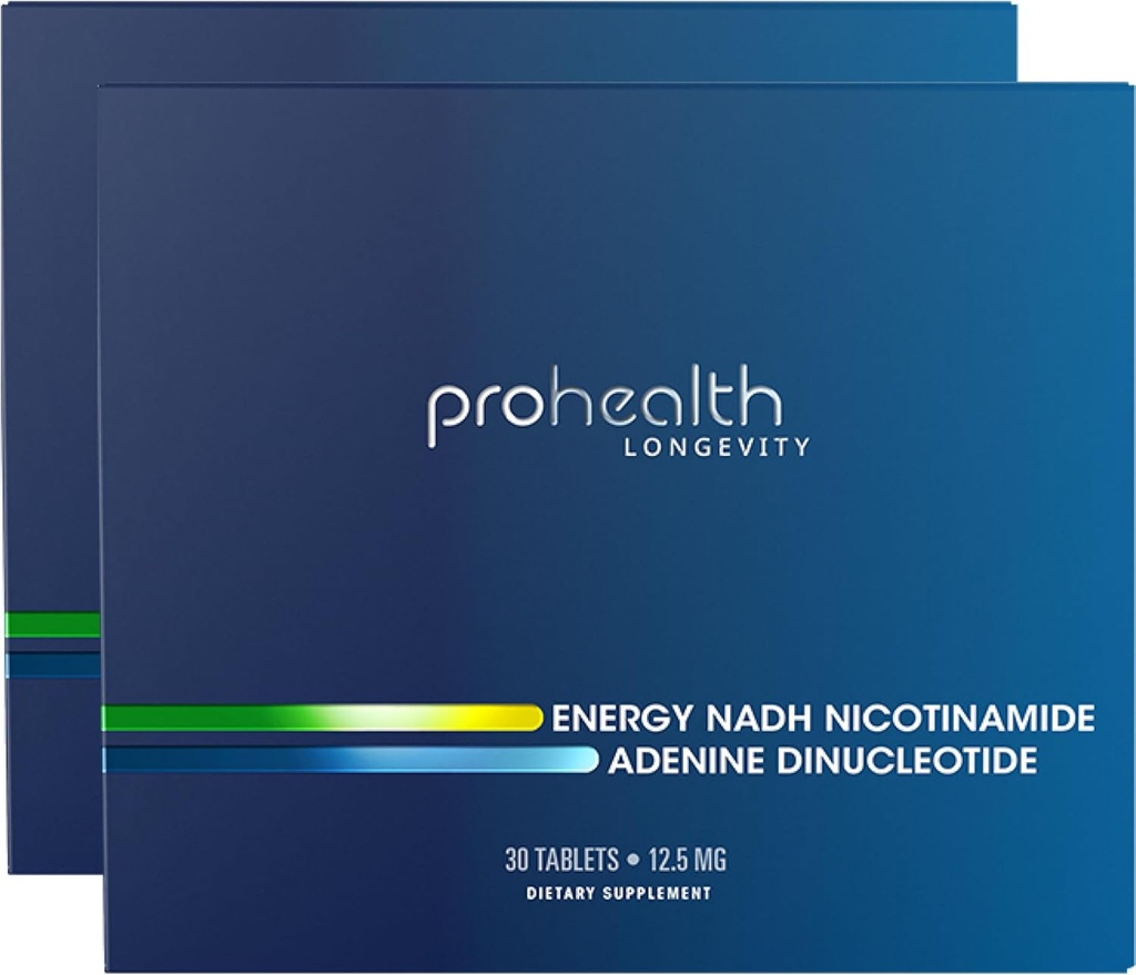 ProHealth Energy NADH Nicotinamide Adenine Dinucléotide (30 comprimés, 12,5 mg) (2 boîtes)