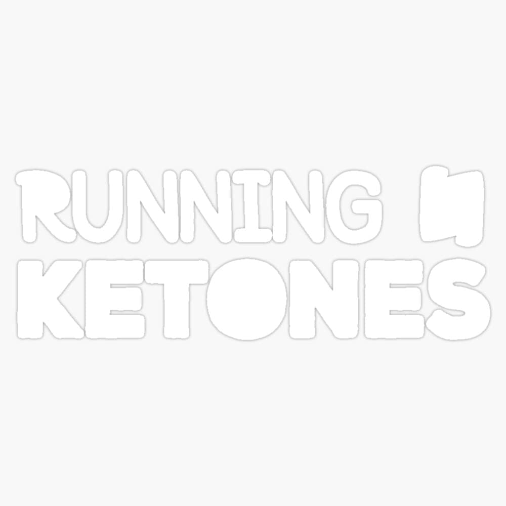 Magnet Laufen auf Ketone Keto Diät Gym Training Magnet Vinyl Magnet Magnet Aufkleber Größe 5"
