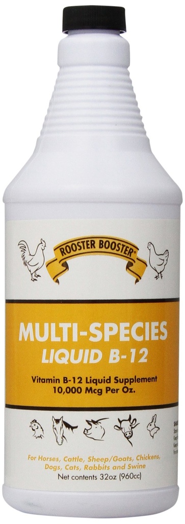 Booster Booster B-12 Liquide, 32-Ounce
