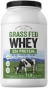 Carlyle Grass Fed Whey Protein Powder | 2lb | 33g di Protein Per Serving | Senza aroma | Zucchero e Ormone Free | Non OGM e Gluten Free Supplement | di Herbage Farmstead