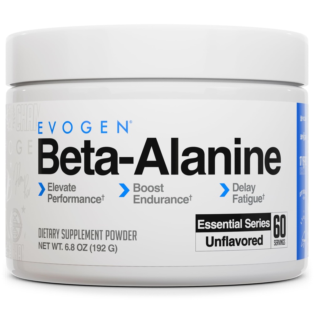 Evogen Beta-Alanine - Enhancer de la performance de stimuler l'endurance, la fatigue de retard de 60 services
