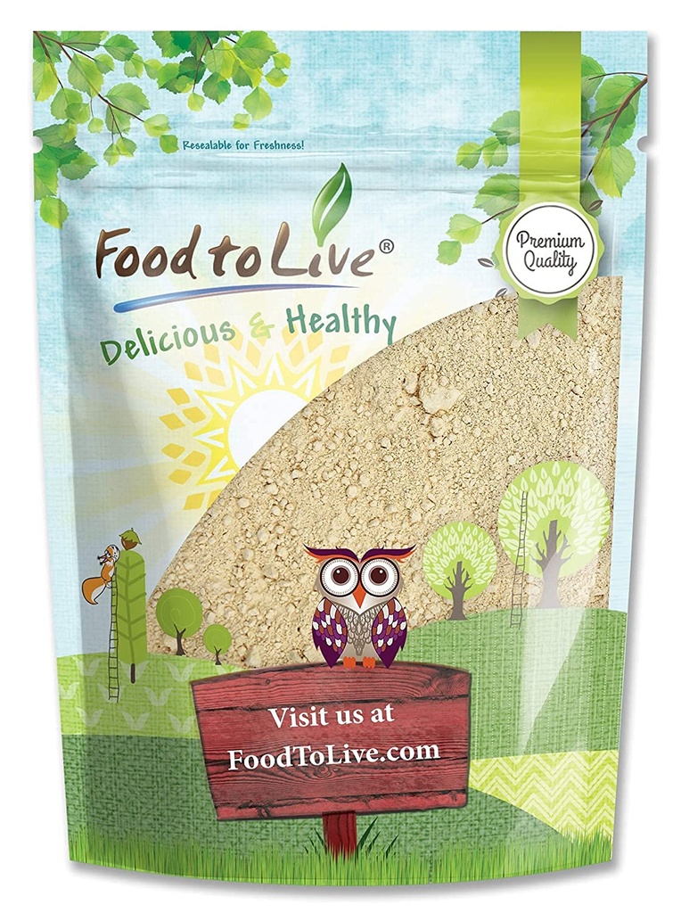 Cibo per vivere - polvere di maca nera, 5 sterline - radice cruda finemente macinata, Kosher, Vegan, polvere non gelatinizzata, Bulk