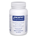 Pure Encapsulations PureGenomics B-Complex - Broadtrum Spec Vitamin Support für Genetische Expression, Cellular Function, Hormonproduktion & Energie Stoffwechsel * - mit Vitamin B12 & B6-120 Kapseln