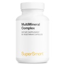 SuperSmart - Multimineral Complex Supplement (Full Spectrum) - con Magnesio, Zinco, Borone, Calcio, Cromo, Selenio, Iodina, Potassium | Non OGM & Gluten Free - 90 Capsule Vegetariani