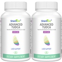 TUDCA Liver Support Integratori 1200 mg-Third Party Tested-Bile Salts per il fegato Detox Cleanse-High Strength Formula-Vegan Capsule per fegato, vescica, salute del camino, 2 capsule di bottiglia-120
