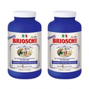 Brioschi Italien Citron Aromatisé Effervescent Heartburn, Estomac relevé, Indigestion acide, flacon de 8,5 oz (paquet de 2)