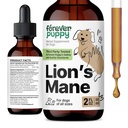 Forever Puppy Lions Mane Mushroom Supplement für Hunde - Brain & Focus Support - Liquid Lion's Mane Mushroom für Hunde - Canine Vitamins and Supplements - Zucker & Alkoholfreie Tropfen - 2 fl oz