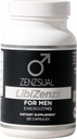 ZENZSUAL LibiZenzs Men - Natürliche Nahrungsergänzungsmischung mit Ginseng, Maca Root, Ashwagandha - Erhöht Testosteronspiegel - Glutenfrei (120 Kapseln)
