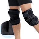 RETIX Ice Packs pour la relaxation du genou, gel réutilisable en spirale avec compression à froid pour une flexibilité et une récupération améliorées, couverture en peluche et froid à long terme, un ensemble de deux, noir