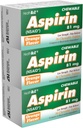 SantéA2Z® Aspirine 81mg=1 Comprimés chirurgicaux à faible force=1 Relief de douleur et réducteur de fièvre=1 Arôme orange=1 Réduit les douleurs mineures, les maux de tête et les douleurs musculaires=36 Nombre (paquet de 3)