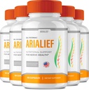 Capsule Arialief per Neuropatia, Arialief per Neuropatia, Primepalm Arialief per Neuropatia & Sciatica, Arialief Primepalm Supplement Pills, Arialief Vitamin Recensioni (5 Pack)