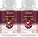Urolithin Eine Ergänzung 1500mg – Fortgeschrittene Urolithin-Formel mit Probiotic & Prebiotic Complex und 30% Granatapfelextrakt – für Energie, Mitochondrial & Antioxidantien – 120 Softgele (2 Flaschen)