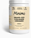 Grass-Fed Collagen Creamer, Vanilla, 10g di Grass-Fed Collagen, nessun olio di semi o Aggiunto Zucchero - Capelli, Pelle, Unghie, & Joint Support, 8.5 oz.