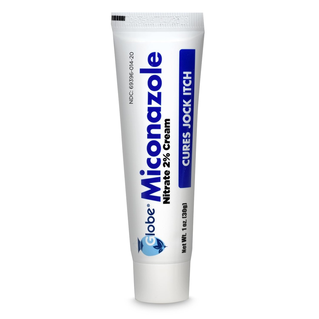 Globe Miconazol Nitrat 2% Antifungal Creme 1 Unze, Kuren die meisten Athleten Fuß, Jock Itch, Ringworm und mehr.