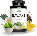 Sistemi di salute ottimali B Awake | Super B Vitamin/Energy Blend & Whole Foods + Enzimi e probiotici per l'assorbimento | 90 capsule