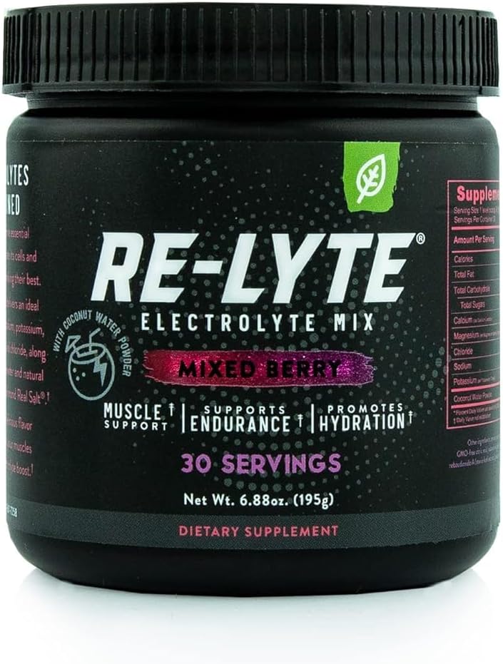 Generico Re-Lyte Electrolyte Drink Mixed Berry Mix 30 Servings 6.88 oz.