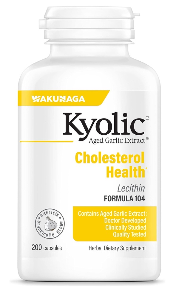 Kyolic Aged Knoblauch Extrakt Formel 104, Cholesterol Gesundheit