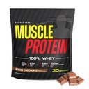 COLOSSAL LABS Muscle Protein Whey Powder [5 lbs/Pack of 1]– Filtro a freddo, 25g Proteine Pure, 6.6g BCAAs (Packaging May Vary) (5LB, Chocolate)