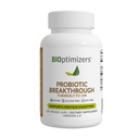 BiOptimizers Probiotique Breakthrough – Lactobacillus Plantarum OM Probiotiques et prébiotiques Supplément de santé pour les probiotiques Gut, Digestive et Immunis pour les femmes Hommes âgés – 120 Capsules Vegan