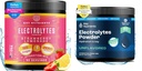 KEY NUTRIENTs Electrolytes Powder Bundle – Juicy Strawberry Lemonade & Unflavored Electrolyte Powders (90 Serve Ciascuno) – Polvere di idratazione senza zucchero, Keto-Friendly per energia, recupero e resistenza