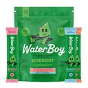 Waterboy Workout Hydration | 2,960mg Zucker Kostenlose Elektrolyt-Pulver-Packets | L-Glutamin + Vitamine | Kein Zucker, alle natürlichen, Glutenfrei (Variety)