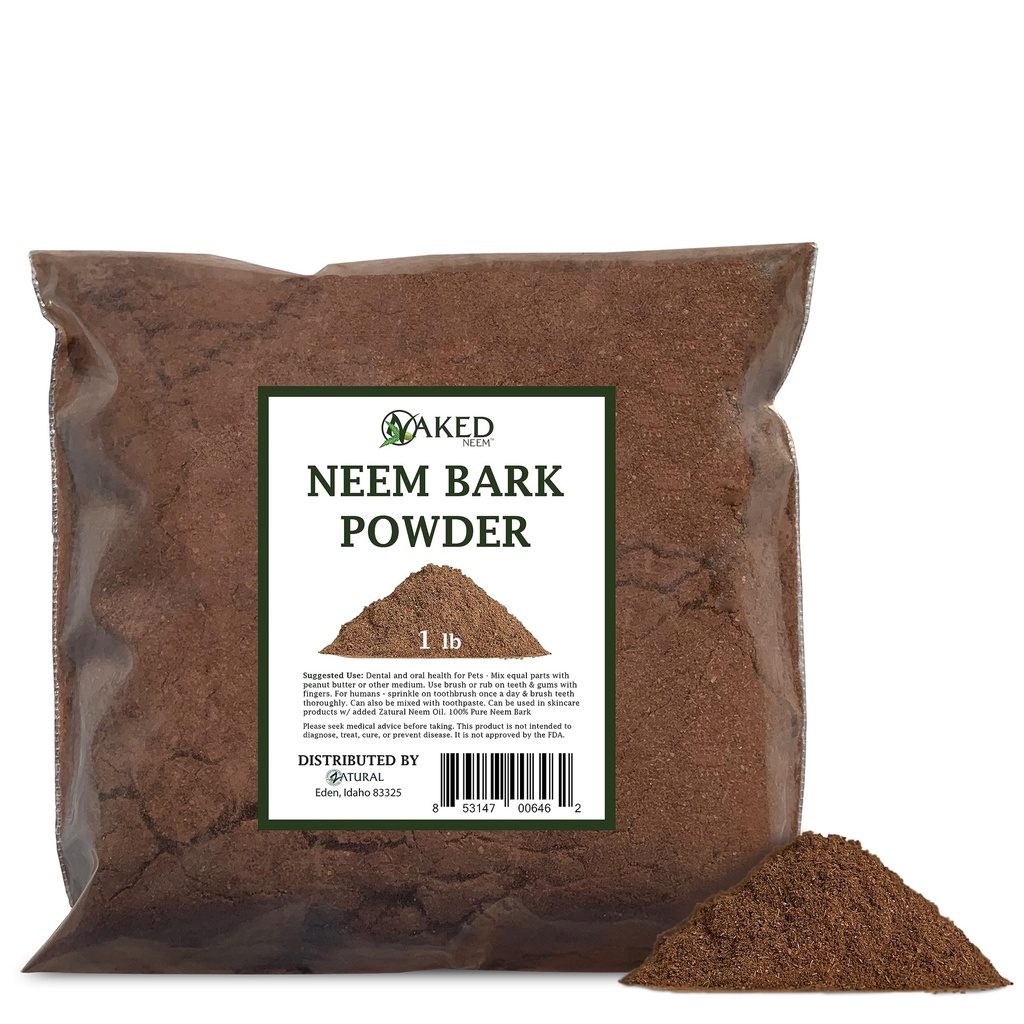Neem Bark Dental & Digestion Support - 16oz Zahnpulver