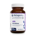 Métagène - MétaSleep - Mélatonine double phase avec supplément de sommeil Kava - 60 capsules (paquet de 1)