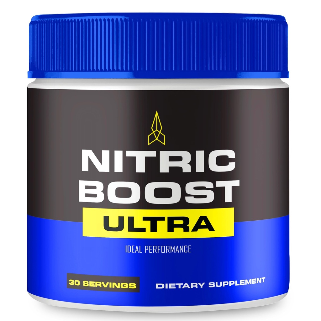 Boost nitrique Ultra Poudre, NitriqueBoost Formule officielle pour soutenir les niveaux d'énergie et le flux sanguin - Force maximale, Booster nitrique Ultra BCAA, NitricBoost Ultra Poudre Évaluations (1 Pack)
