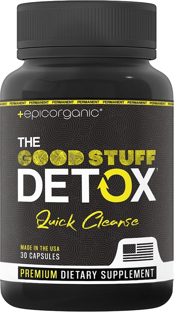 La buona sostanza Detox & Cleanse | Potente formula di pulizia interna completa | Professionalmente formulato Detox erboso extra-forza | 30 capsule