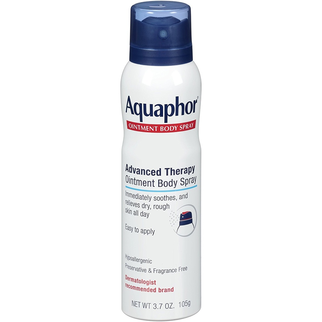 Aquaphor Salbe Körperspray - Feuchtigkeitsspendet und heilt trocken, Rough Skin - 3.7 Unze Spray Can