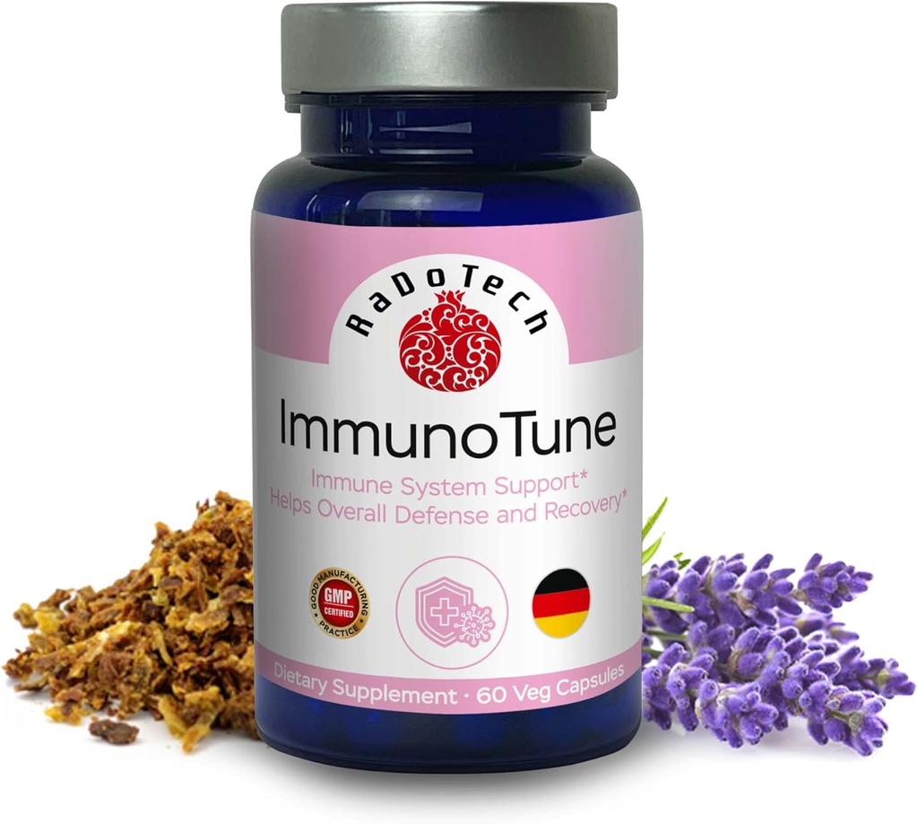 ImmunoTune Immununterstützung Booster, Immununterstützungsergänzung für Bodily Resistance and Defense, All-Natural Formel zur Förderung Immungesundheit und Gesamt-Wellness (60 Count (Pack von 1))