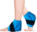 2 Ankle Ice Pack Wrap per gonfiamento, gel riutilizzabile Ice Pack per lesioni alla caviglia, terapia a compressione fredda per sollievo dal dolore al piede, Achille Tendonitis, Fascite plantare, Sprains
