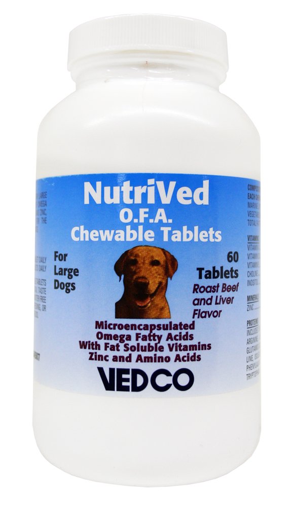 Vedco 60 Count Nutrived O.F.A. Kaubare Tabletten für große Hunde