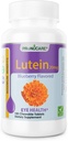 Esters de lutéine 20mg Comprimés à croquer pour la santé des yeux - Protection de la lumière bleue, Relief de la souche des yeux numérique, Support antioxydant - Arôme de bleuets, sans gluten, sans OGM, 100 Compte