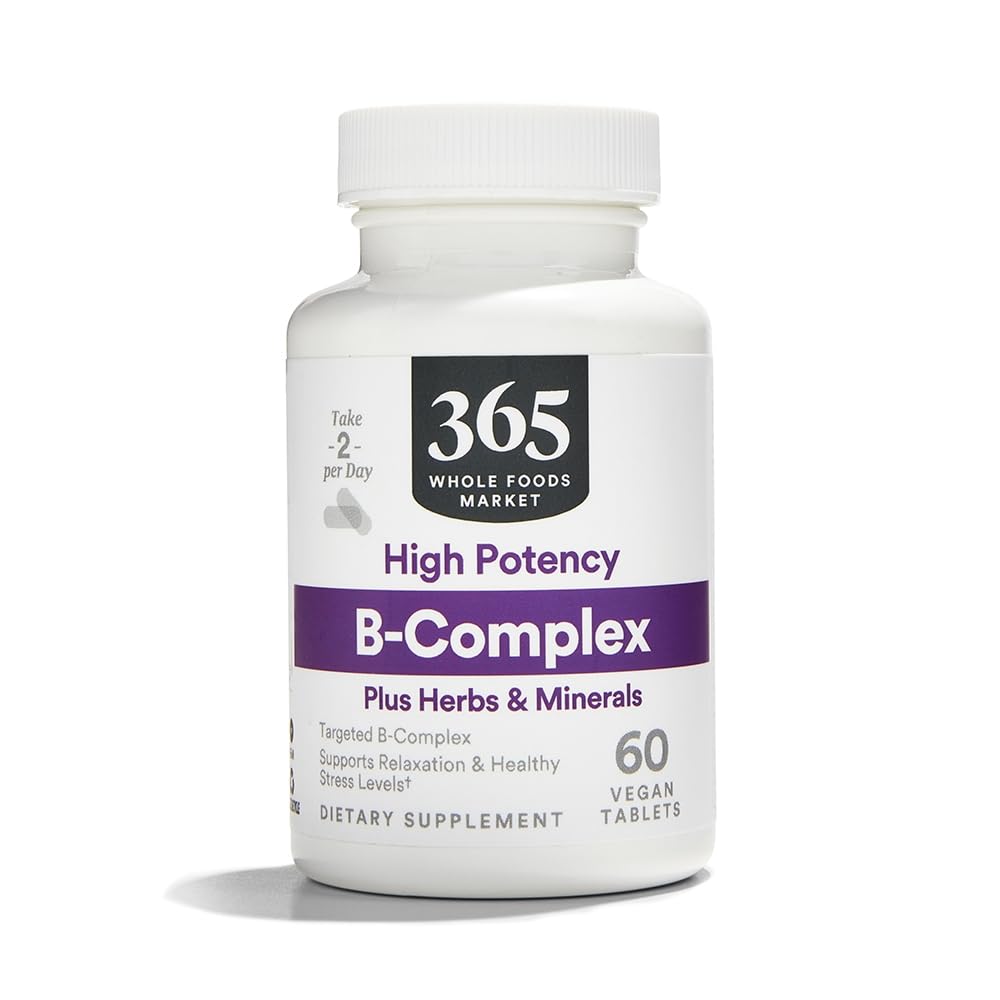 365 Tageswert, B Complex Hi Potency w/ Herbal Support, 60 ct