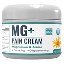 Mars Wellness MG+ Magnesium Cream Schmerzlinderung - Extra Strength Magnesium and Arnica Cream - 4 OZ Tub - Neuropathie, Muskelschmerzen und Leg Cramps Relief - 1 Pack