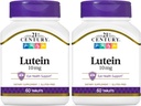 21st Century Lutein 10 mg Tabletten, 60 Zähler (Pack von 2)