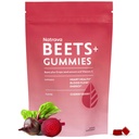 Beets+ Gummie - Premium-Beet-Root-Pulver, Grape Seed-Extrakt und Vitamin C - Unterstützt gesunden Blutdruck und Herzgesundheit - Low Sugar Nitric Oxide und Zirkulationsergänzung - 50 Gummie
