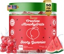 Le premier supplément de crème monohydratée au monde + Gummies de coqs kéto pour les femmes - 5000mg Creatine plus 1000mg vinaigre de cidre - Glute Builder, Gum Slimmer, Gym Essentials Femmes, sans sucre (120 Ct pastèque)