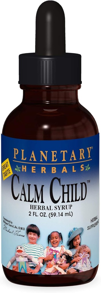 Erboristeria Planetaria Calma bambino 2.5 ml Supporta calma messa a fuoco Attenzione - 2 oz fluido