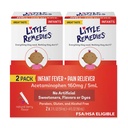 Little Remedies Infant Fever & Pain Reliever, Natural Berry Flavor, 2 Fl Oz (Pack von 2)