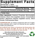 Cromo picolinato 200 mcg & vitamina K2 (MK7) con D3
