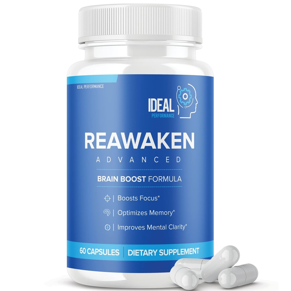 Reawaken Brain Boost Supplemento per Memory Advanced Formula (60 capsule)