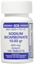 Antiacide bicarbonate de sodium (650mg) - 100 comprimés