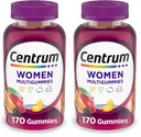 Multivitamines pour femmes, multivitamines/complément multiminérale avec vitamine D3, vitamine B et antioxydants, saveur de fruits assorties - 170 Nombre (paquet de 2)