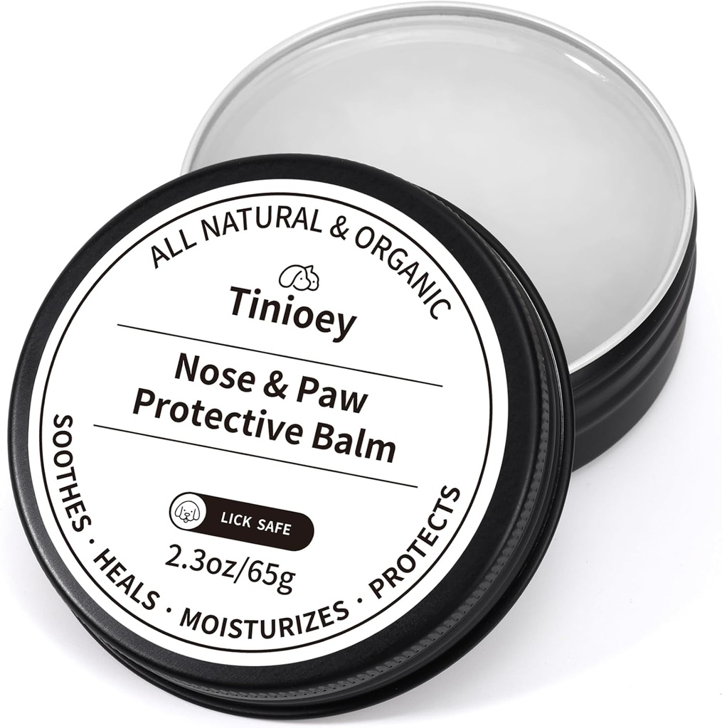Dog Paw Balm Hunde Lick Safe (2.3oz) | 100% Natürliche & Organische Katze Hund Paw Pad Balm | Dog Nose Balm für Dry Nose | Paw Moisturizer Snout Soother für Hunde | Hundezubehör Pet Supplies