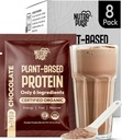 Prova tutto 8 – Chocolate Vegan Protein Sample Pack – 20g Organic Plant-Based Protein – Non OGM, senza glutine, senza latticini, senza soia – Basso zucchero – Pulito, Facile da Digerire – Smoothie Friendly