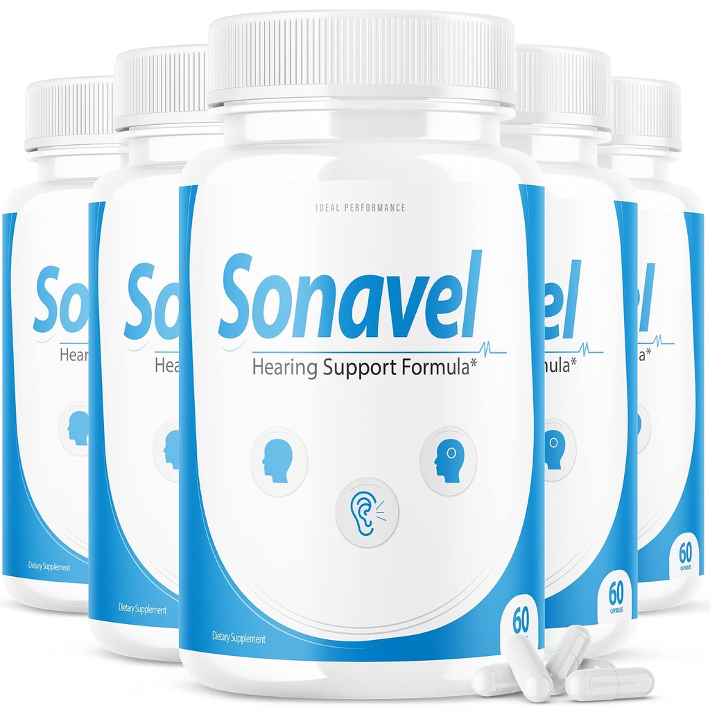 PERFORMANCE IDEAL (5 Pack) Supplément pour le support auditif de la formule d'acouphènes (300 capsules)
